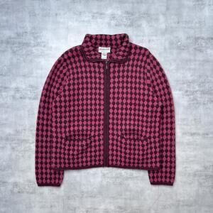 Y2K Pendleton Zip Up Womens wool jacket